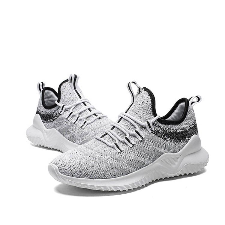 Tênis Masculino Flyknit Decotado Superior Com Cordões