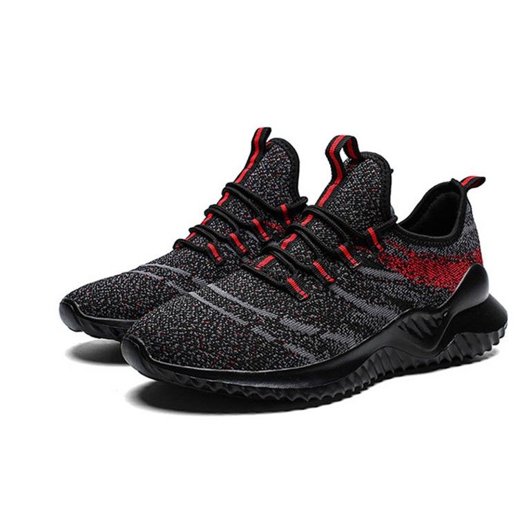 Tênis Masculino Flyknit Decotado Superior Com Cordões