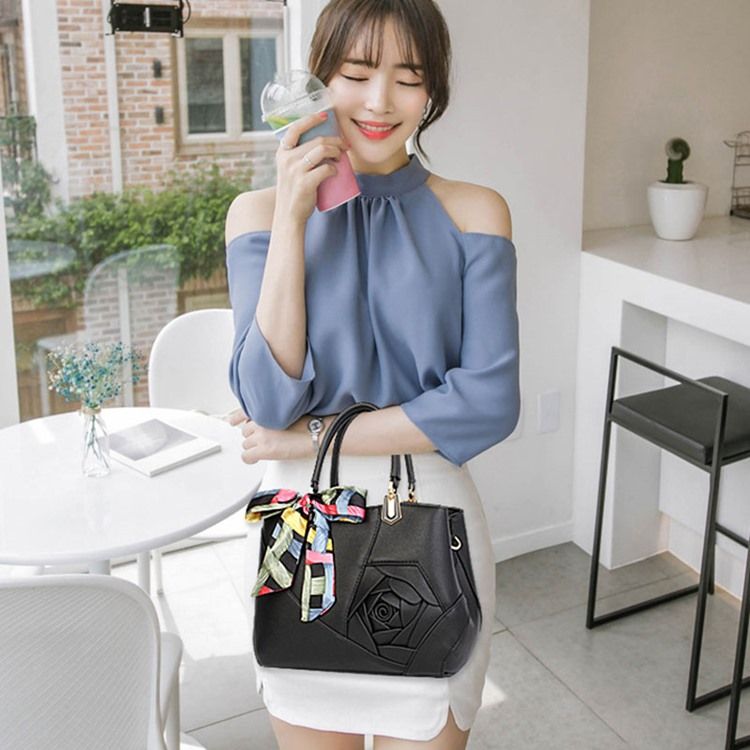 Bolsa Bowtie Pu Floral