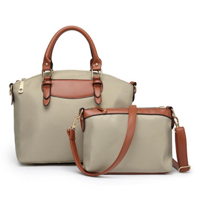Bolsa Casual Oxford Com Zíper (duas Bolsas)