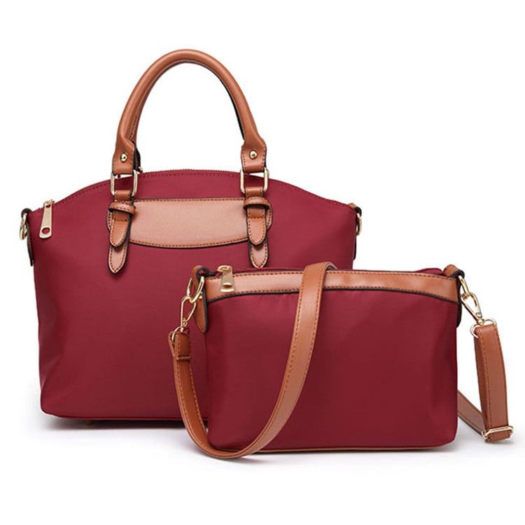 Bolsa Casual Oxford Com Zíper (duas Bolsas)