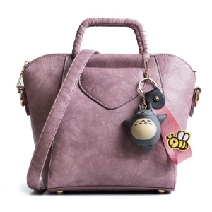 Bolsa Com Pingente Casual Em Cor Sólida De Desenho Animado