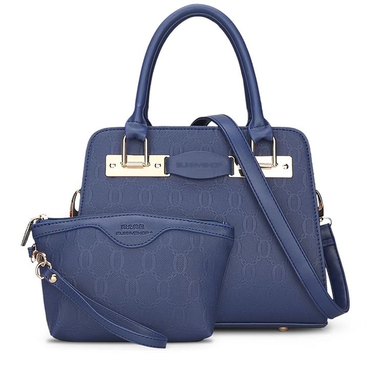 Bolsa Estilo Coreano Com Zíper Em Relevo