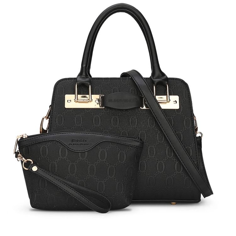 Bolsa Estilo Coreano Com Zíper Em Relevo