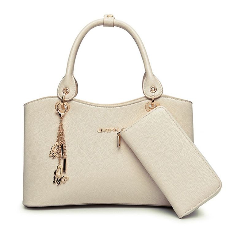 Bolsa Feminina Com Pingente De Borboleta Requintado