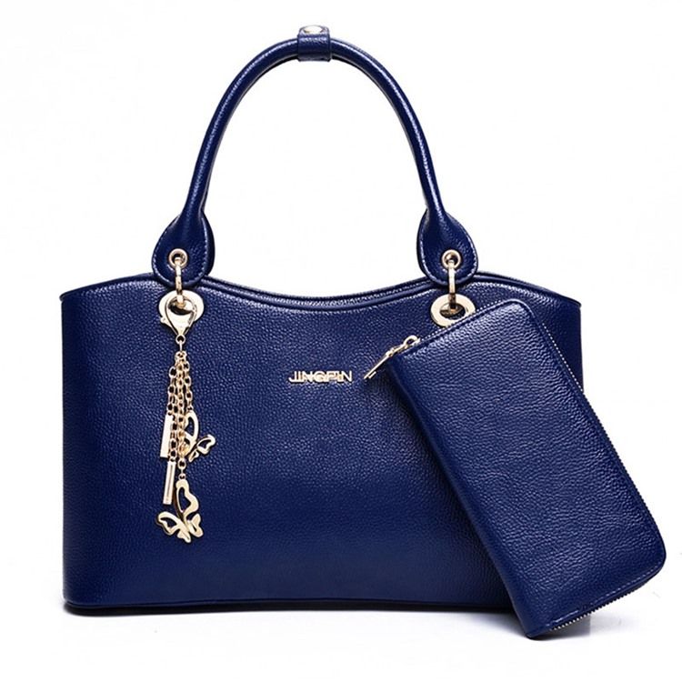 Bolsa Feminina Com Pingente De Borboleta Requintado