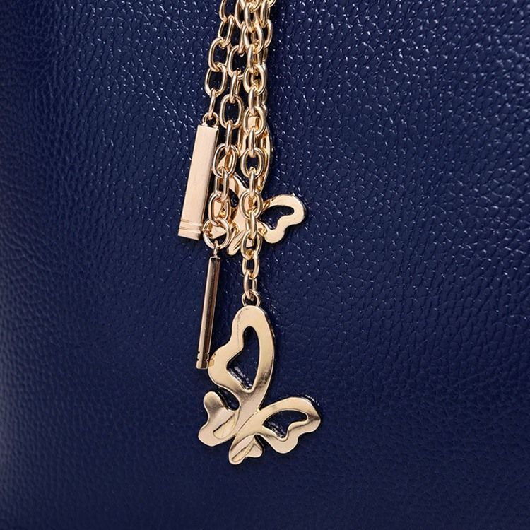 Bolsa Feminina Com Pingente De Borboleta Requintado
