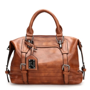 Bolsa Feminina Decorada Com Cinto Retro