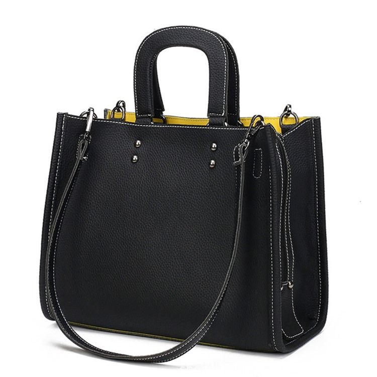 Bolsa Feminina De Patchwork Estilo Coreano Casual