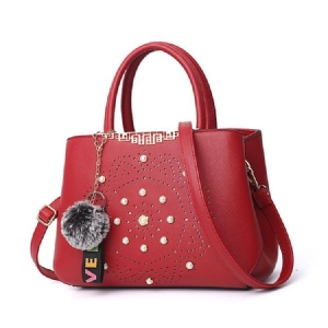 Bolsa De Mão Oca De Pu De Mola
