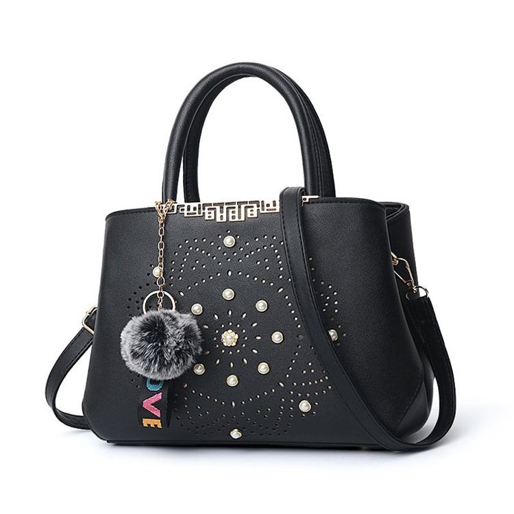 Bolsa De Mão Oca De Pu De Mola