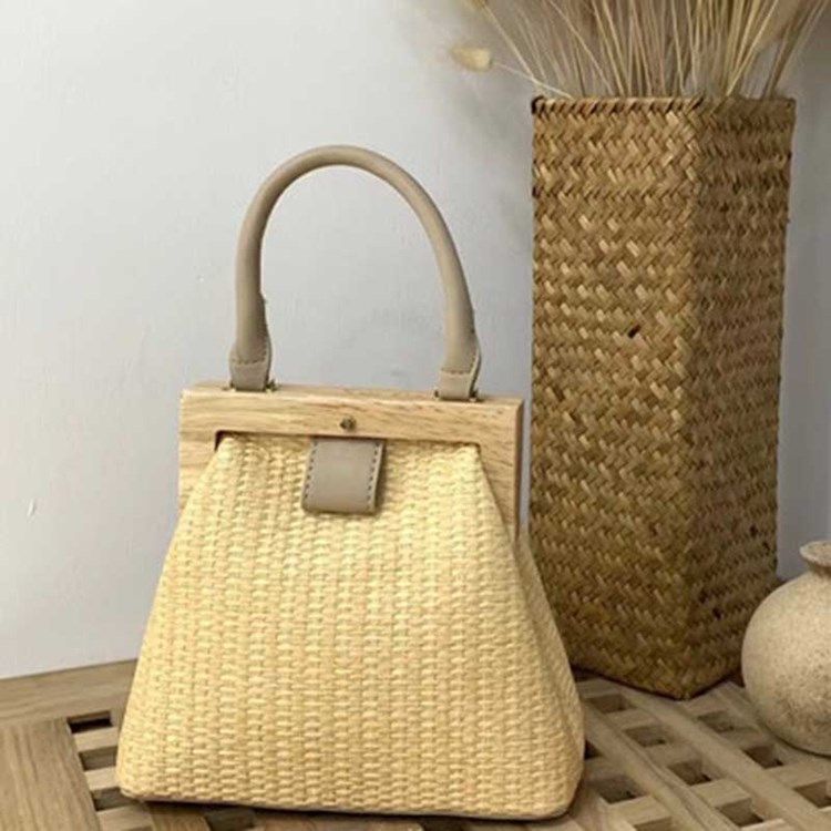 Bolsa De Moda Simples De Malha De Grama