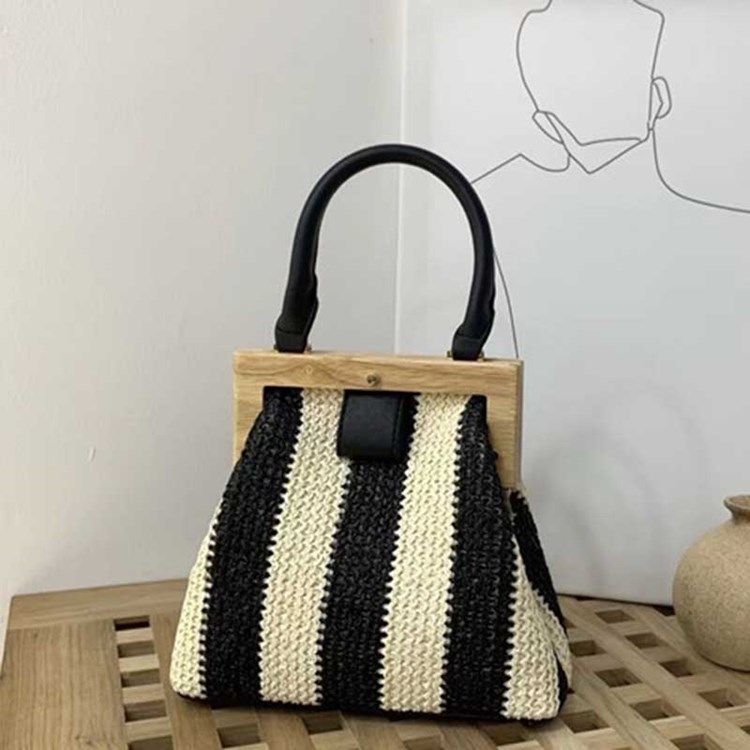 Bolsa De Moda Simples De Malha De Grama