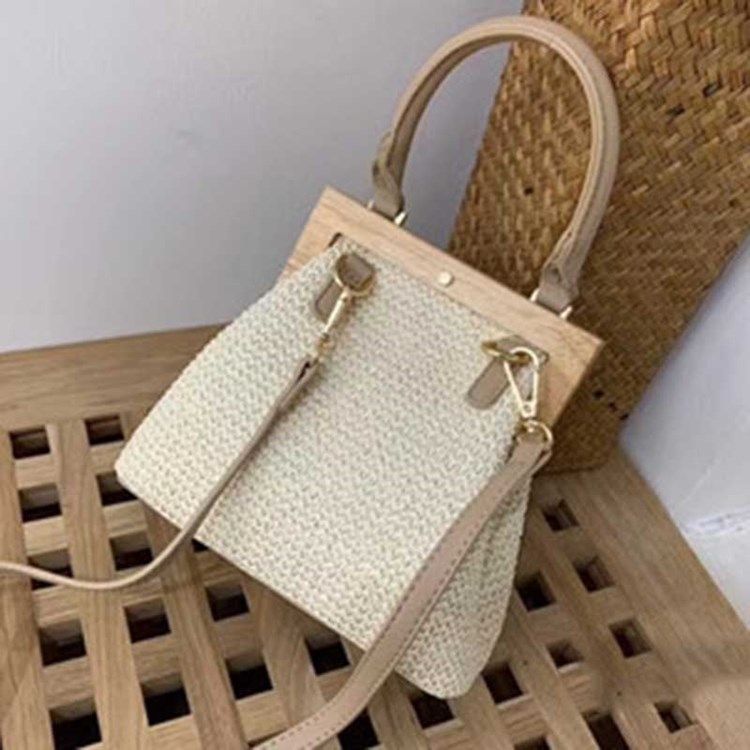 Bolsa De Moda Simples De Malha De Grama