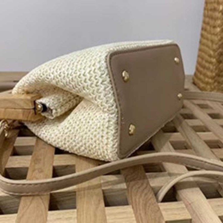 Bolsa De Moda Simples De Malha De Grama