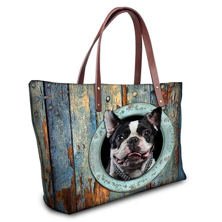 Bolsa À Prova D'água De Nylon Com Padrão Animal De Estimação 3d