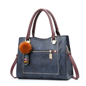Bolsa Pu Plain Spring Média