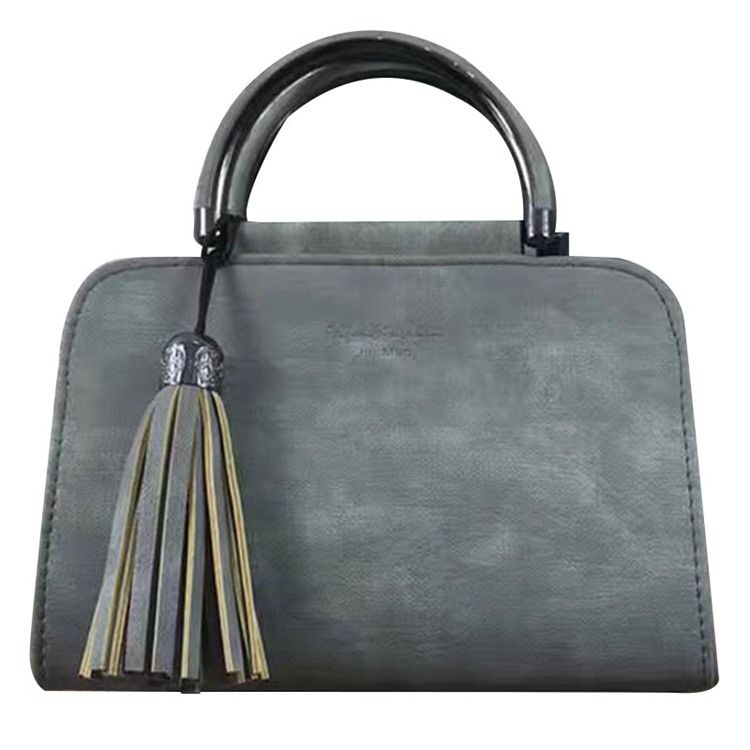 Bolsa Tassel Casual Em Cor Sólida