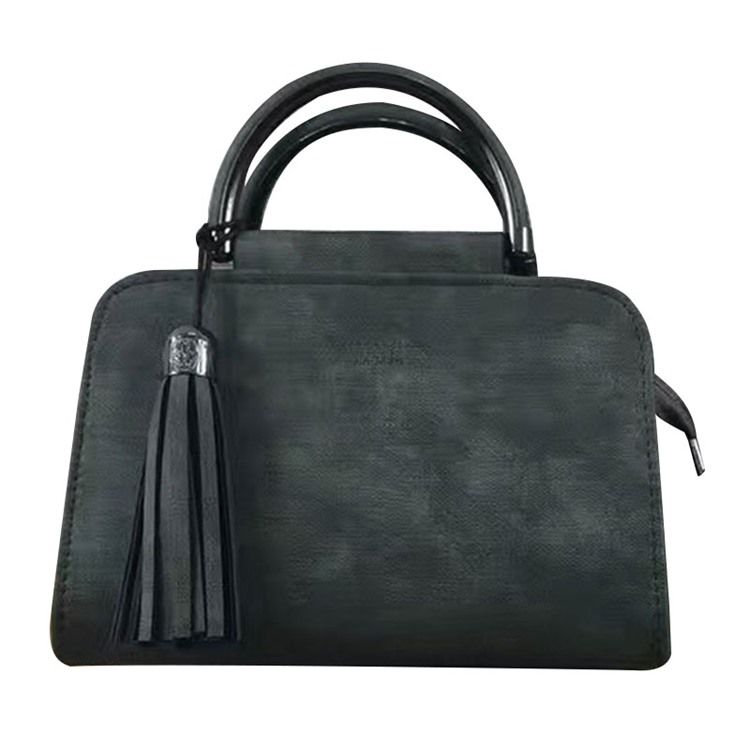 Bolsa Tassel Casual Em Cor Sólida