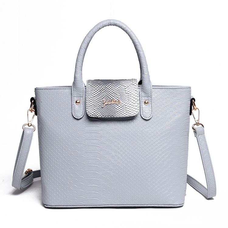 Bolsas Casuais Com Gravura Em Croco (6 Bolsas)