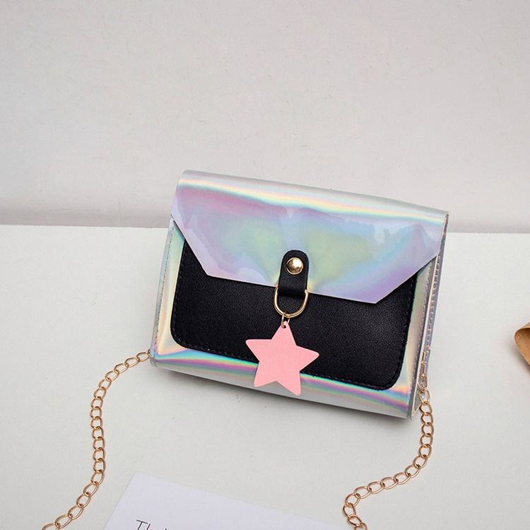 Bolsas Crossbody Com Aba De Corrente De Pu