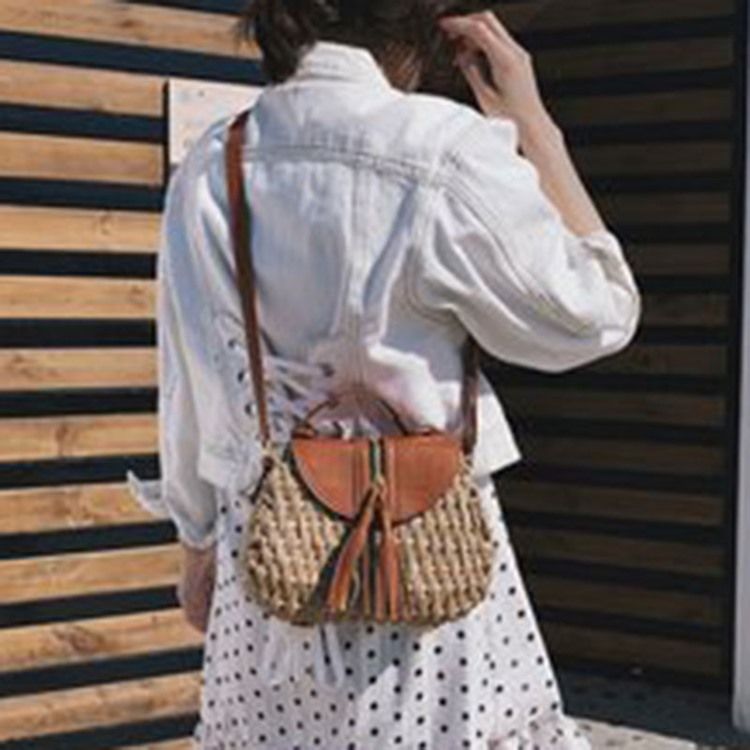 Bolsas Crossbody Grass Tassel