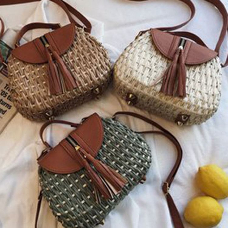 Bolsas Crossbody Grass Tassel