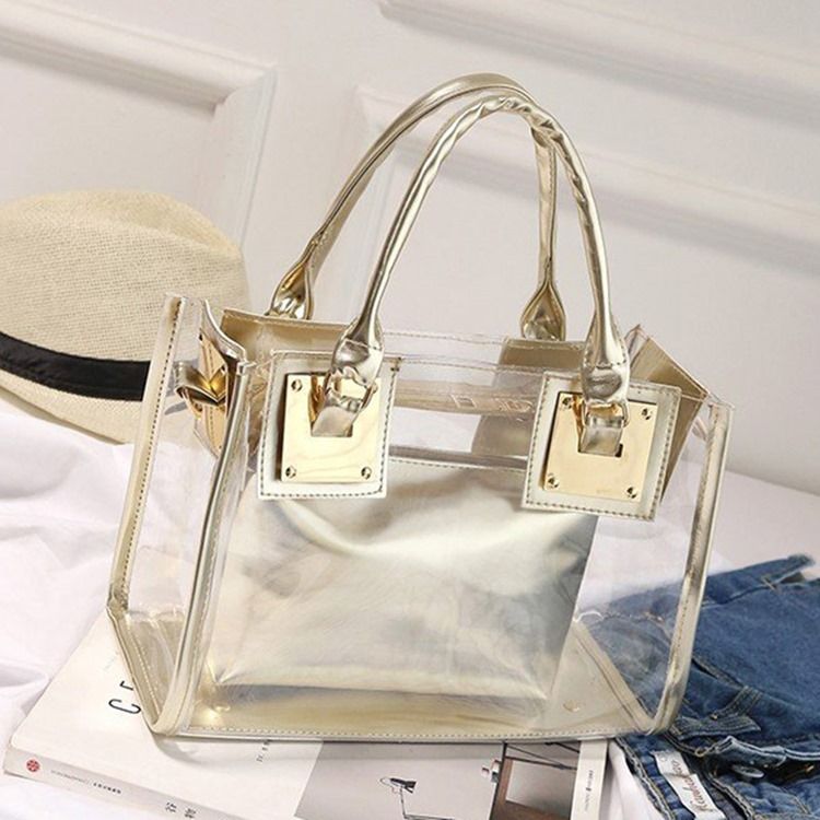 Bolsas De Mão Com Aba Simples De Pu