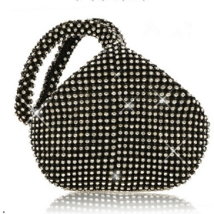 Moda Diamante Banquete Bolsas Sacolas De Cetim