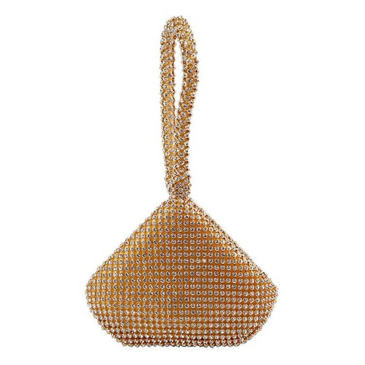 Moda Diamante Banquete Bolsas Sacolas De Cetim