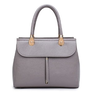 Sacola De Pu Com Padrão Lichee Ladylike