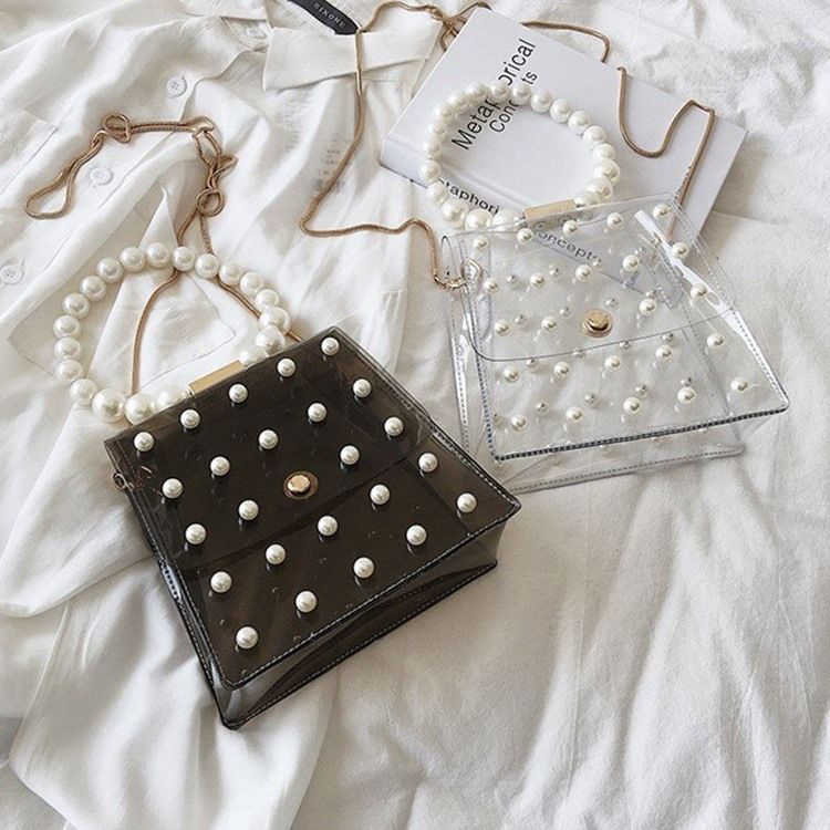 Sacolas Simples De Contas De Pvc