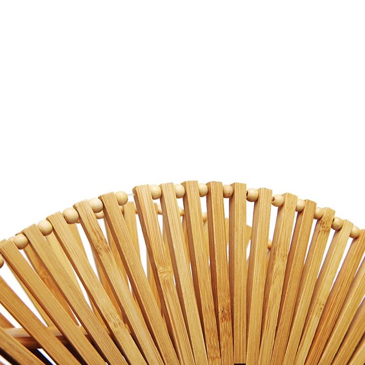 Sacos De Bambu De Corpo Cruzado Circulares Simples Tricotados