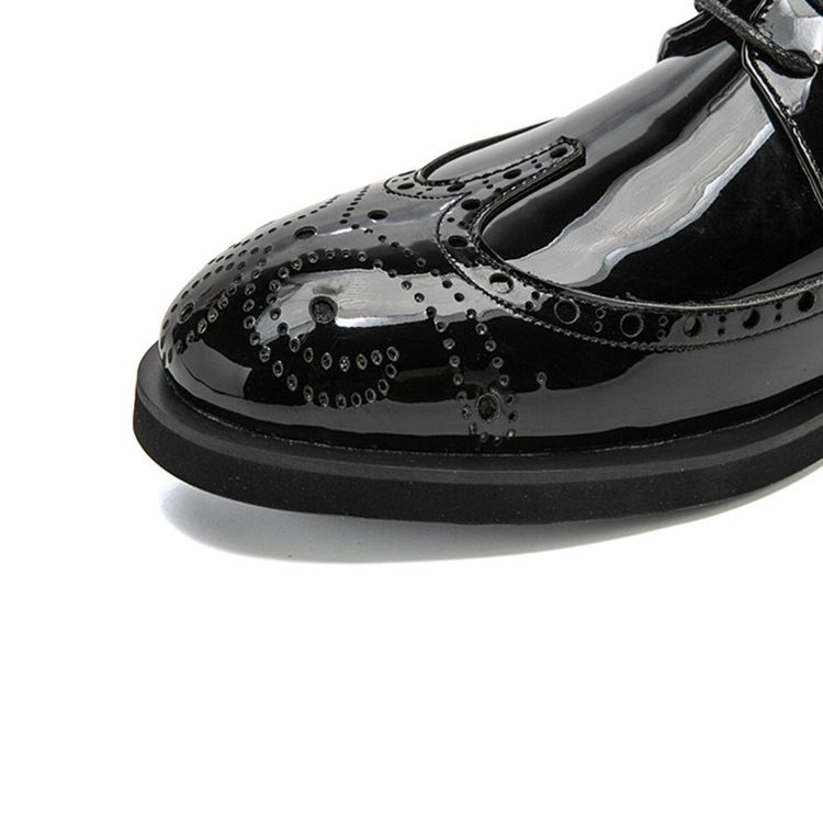 All Match Round Toe Plain Homens Oxfords