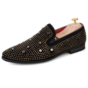British Point Toe Rivets Masculino Oxfords