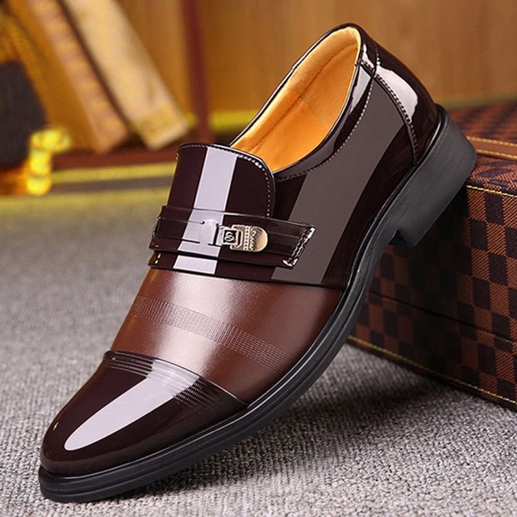 Corte Decotado Superior Redondo Toe Masculino Oxfords