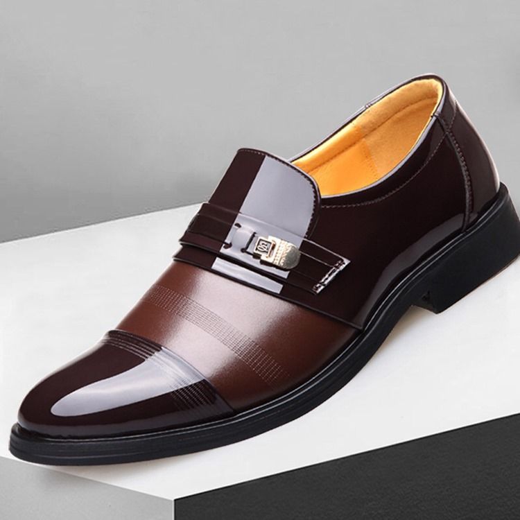Corte Decotado Superior Redondo Toe Masculino Oxfords