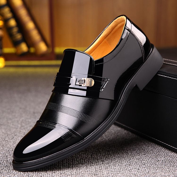 Corte Decotado Superior Redondo Toe Masculino Oxfords