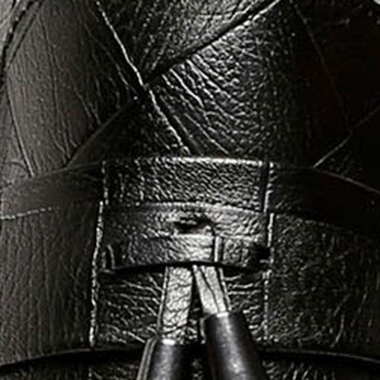 Dedo Do Pé Liso Pontiagudo Decotado Na Parte Superior Oxfords Masculinos