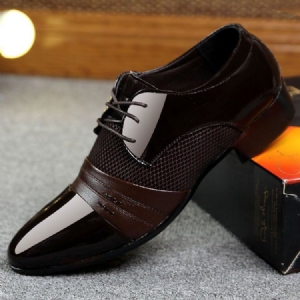 Lace-up Low-cut Upper Homens Oxfords