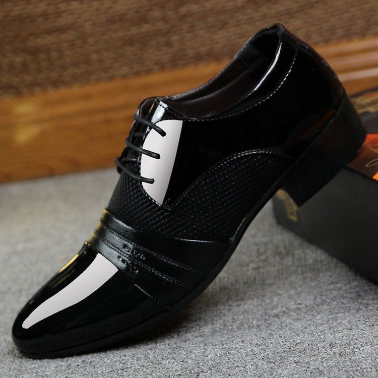 Lace-up Low-cut Upper Homens Oxfords