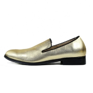 Oxfords Masculinos Golden Slip-on Low-cut