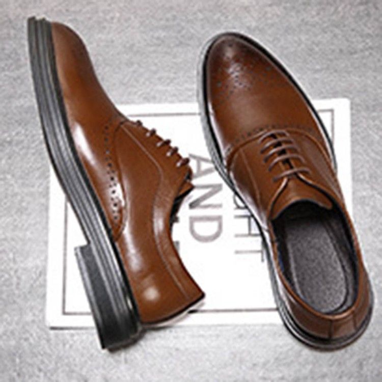 Sapatos Sociais Masculinos Com Bico Liso Pontudo E Decotado
