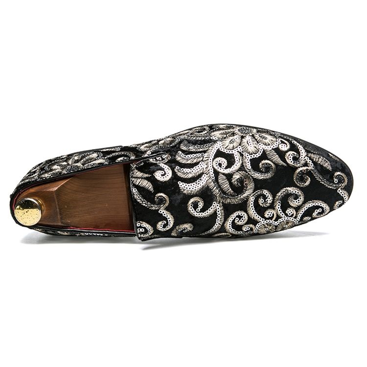 Sapatos Sociais Masculinos De Lantejoulas