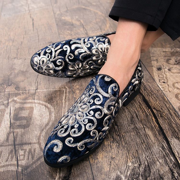 Sapatos Sociais Masculinos De Lantejoulas
