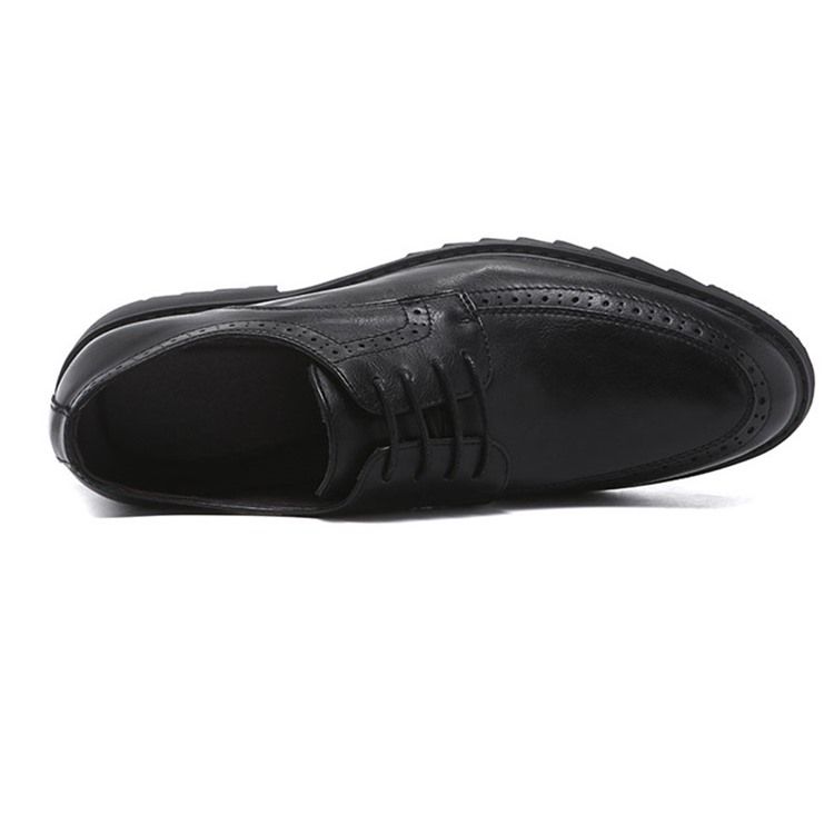 Simples Lace-up Redondo Toe Masculino Oxfords