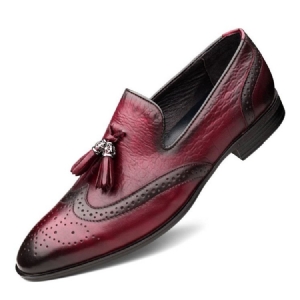Slip-on Customizado Redondo Toe Vintage Masculino Oxfords