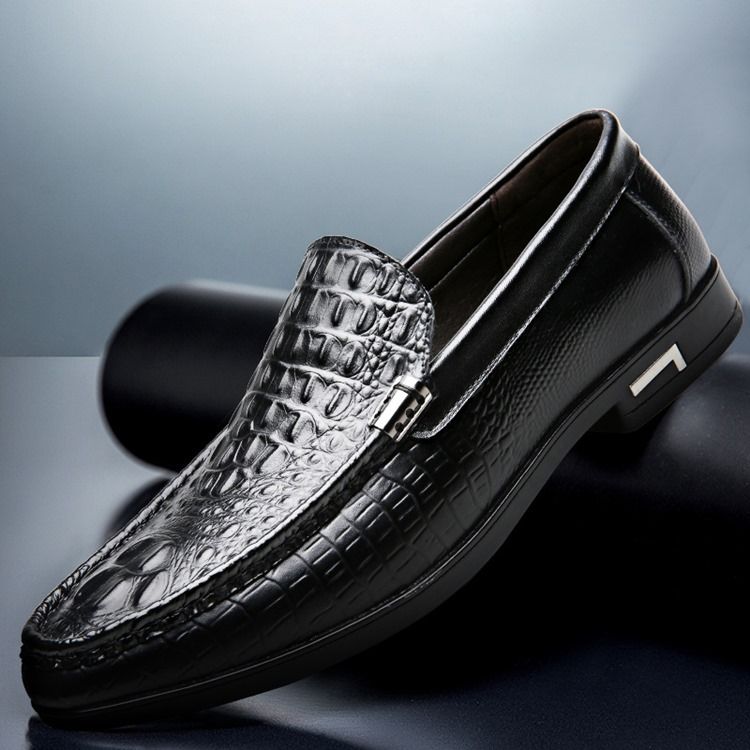 Slip-on Low-cut Superior Liso Redondo Toe Thin Shoes Oxfords Masculinos