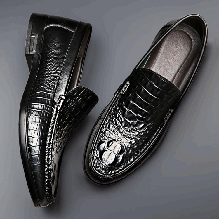Slip-on Low-cut Superior Liso Redondo Toe Thin Shoes Oxfords Masculinos