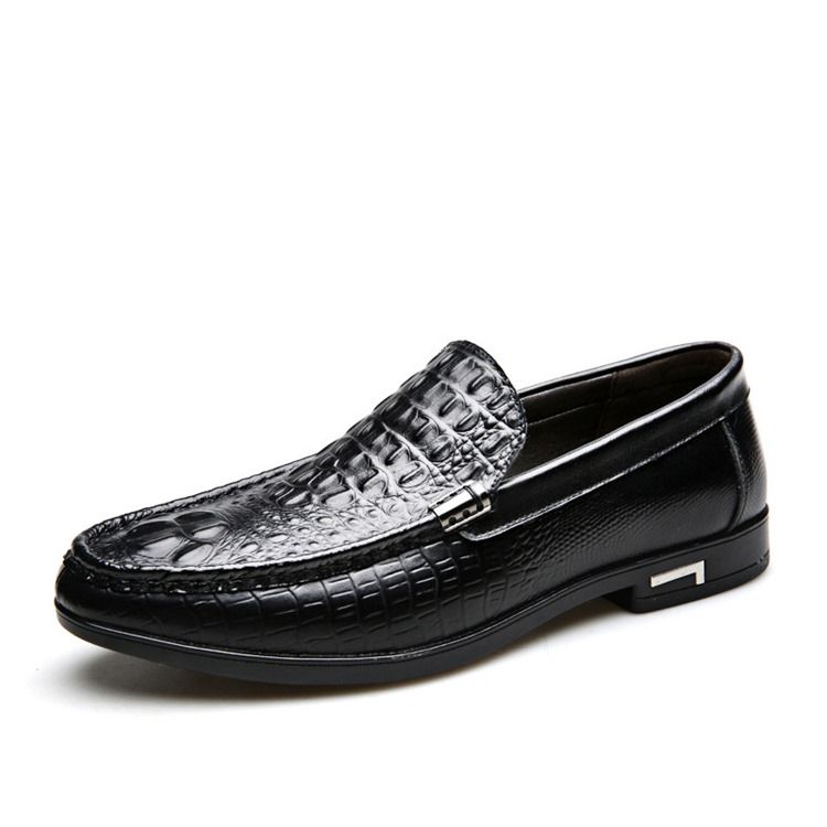 Slip-on Low-cut Superior Liso Redondo Toe Thin Shoes Oxfords Masculinos